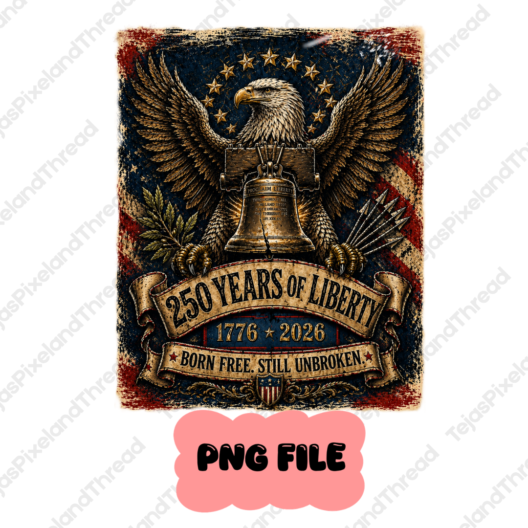 USA American Eagle and Liberty Bell PNG