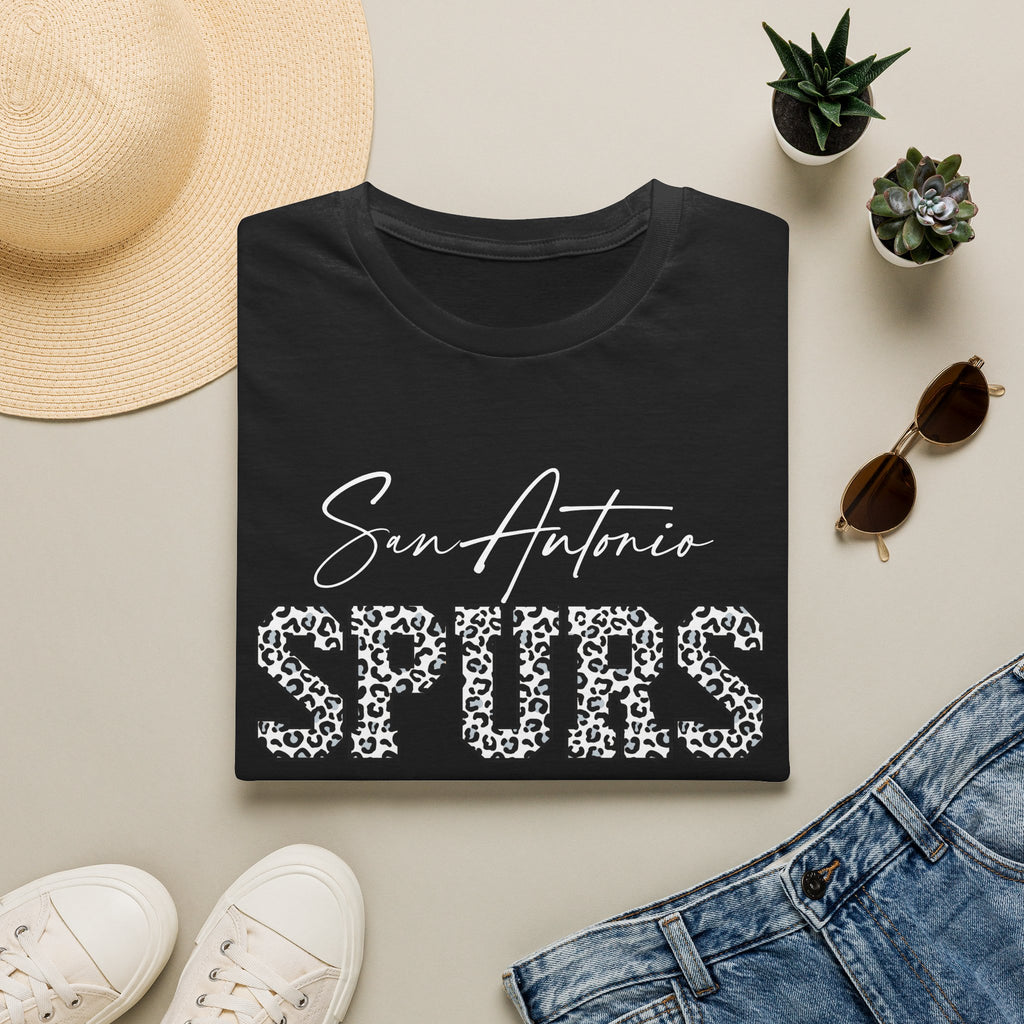 San Antonio Spurs Leopard Print T-Shirt