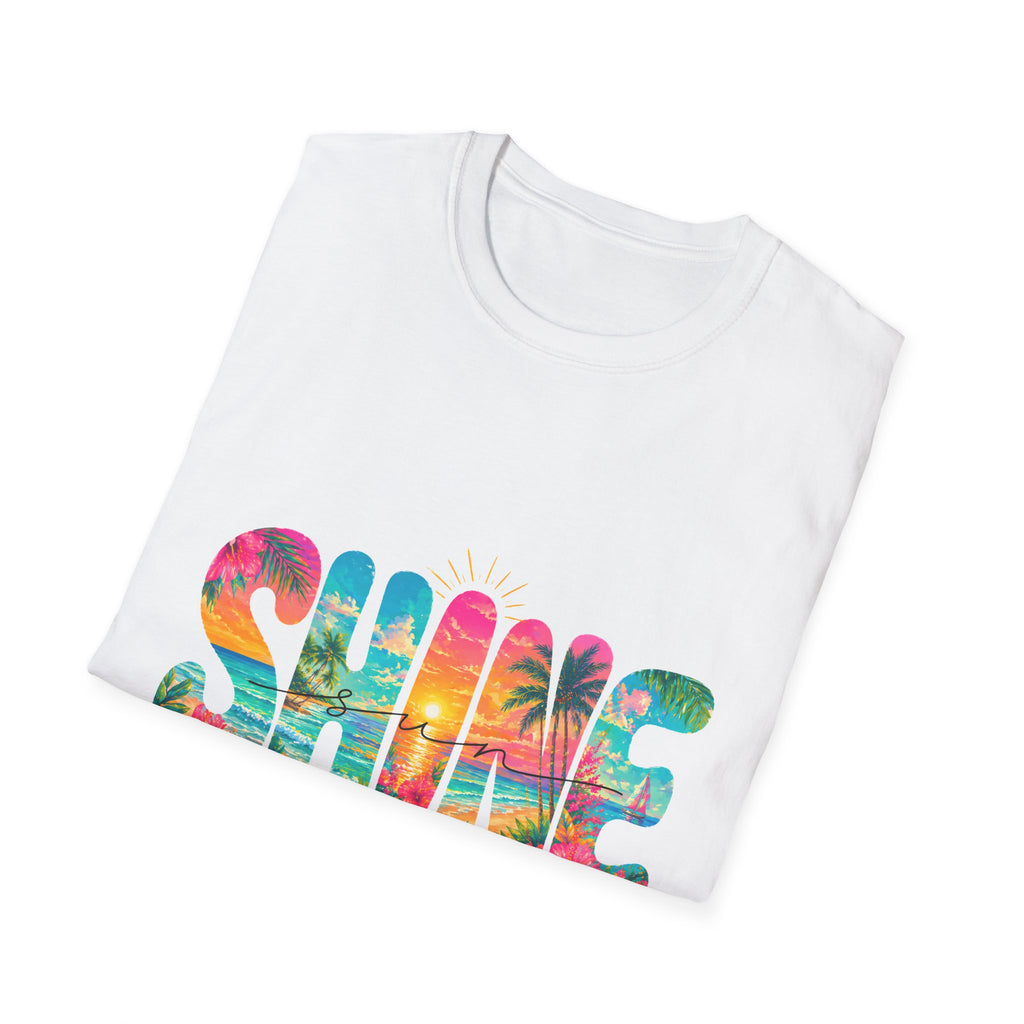 Colorful Floral Sunshine Summer T-Shirt