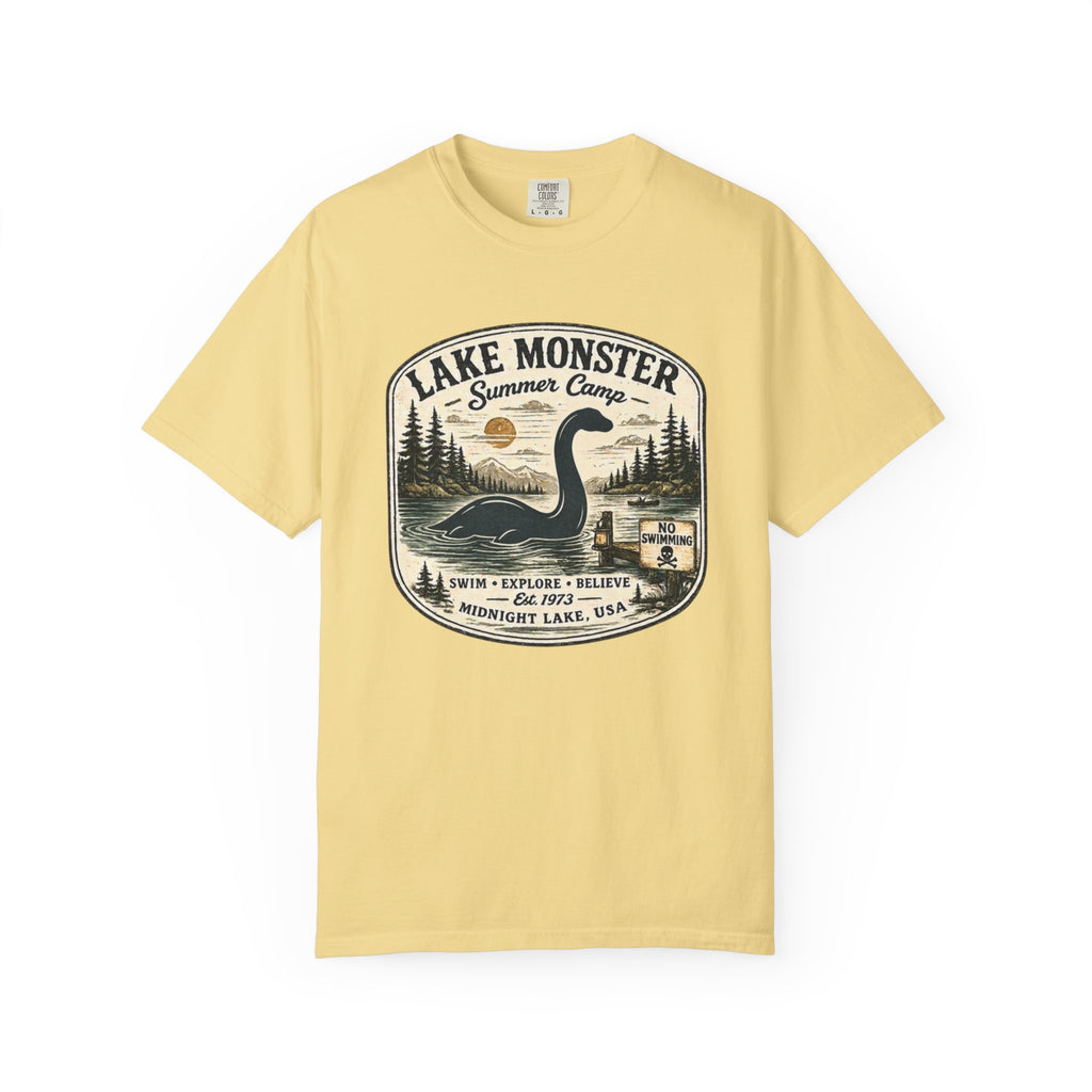 Lake Monster Summer Camp Comfort Colors T-Shirt