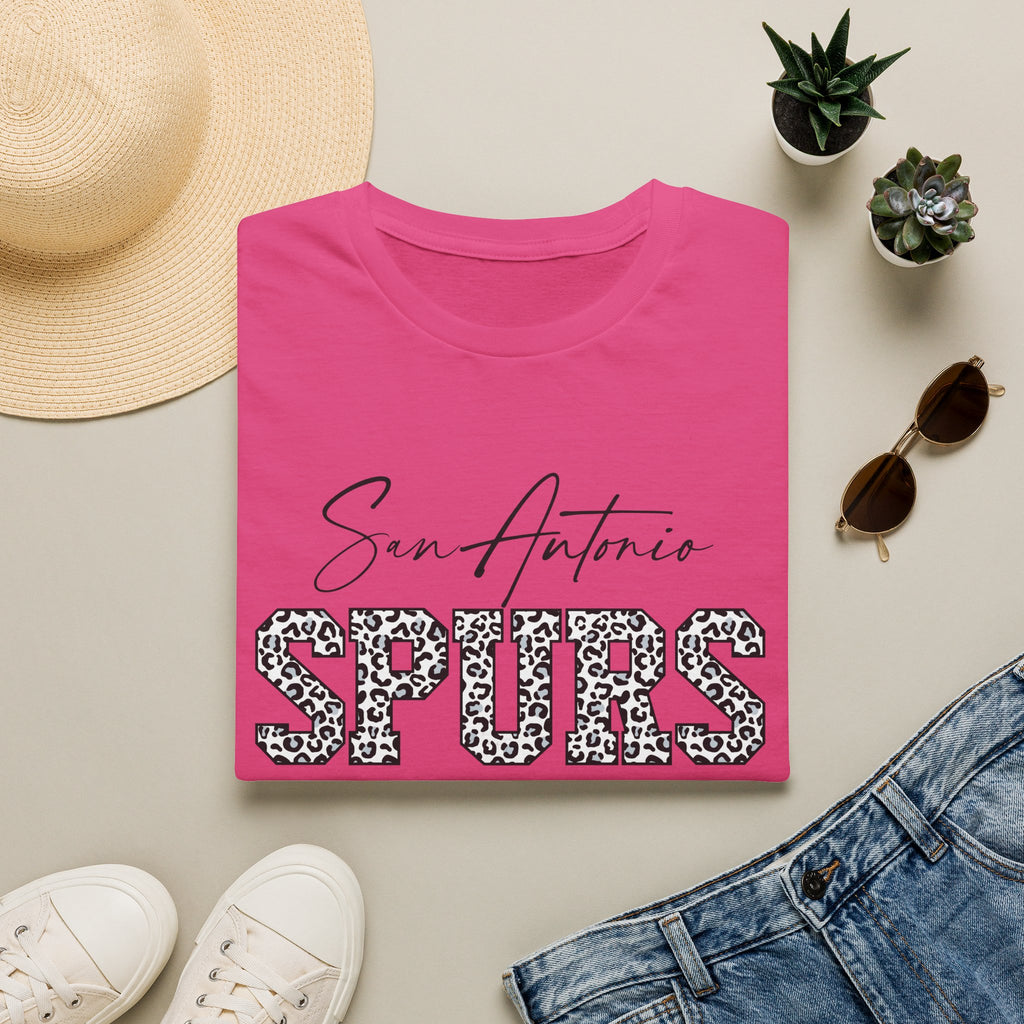 San Antonio Spurs Leopard Print T-Shirt