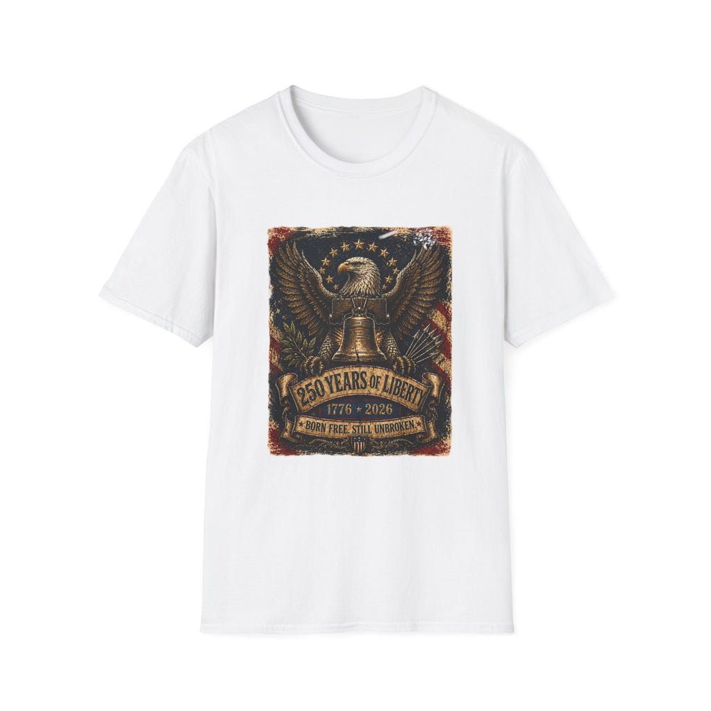 Liberty Eagle  250 Years of Liberty Patriotic T-Shirt