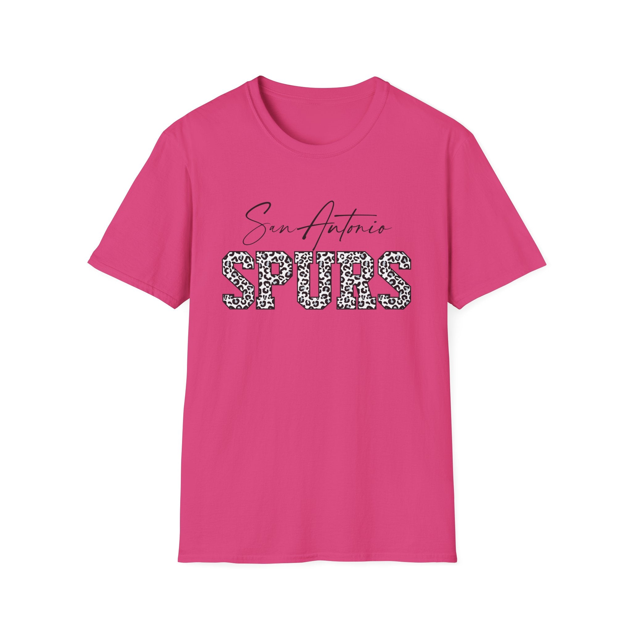 San Antonio Spurs Leopard Print T-Shirt