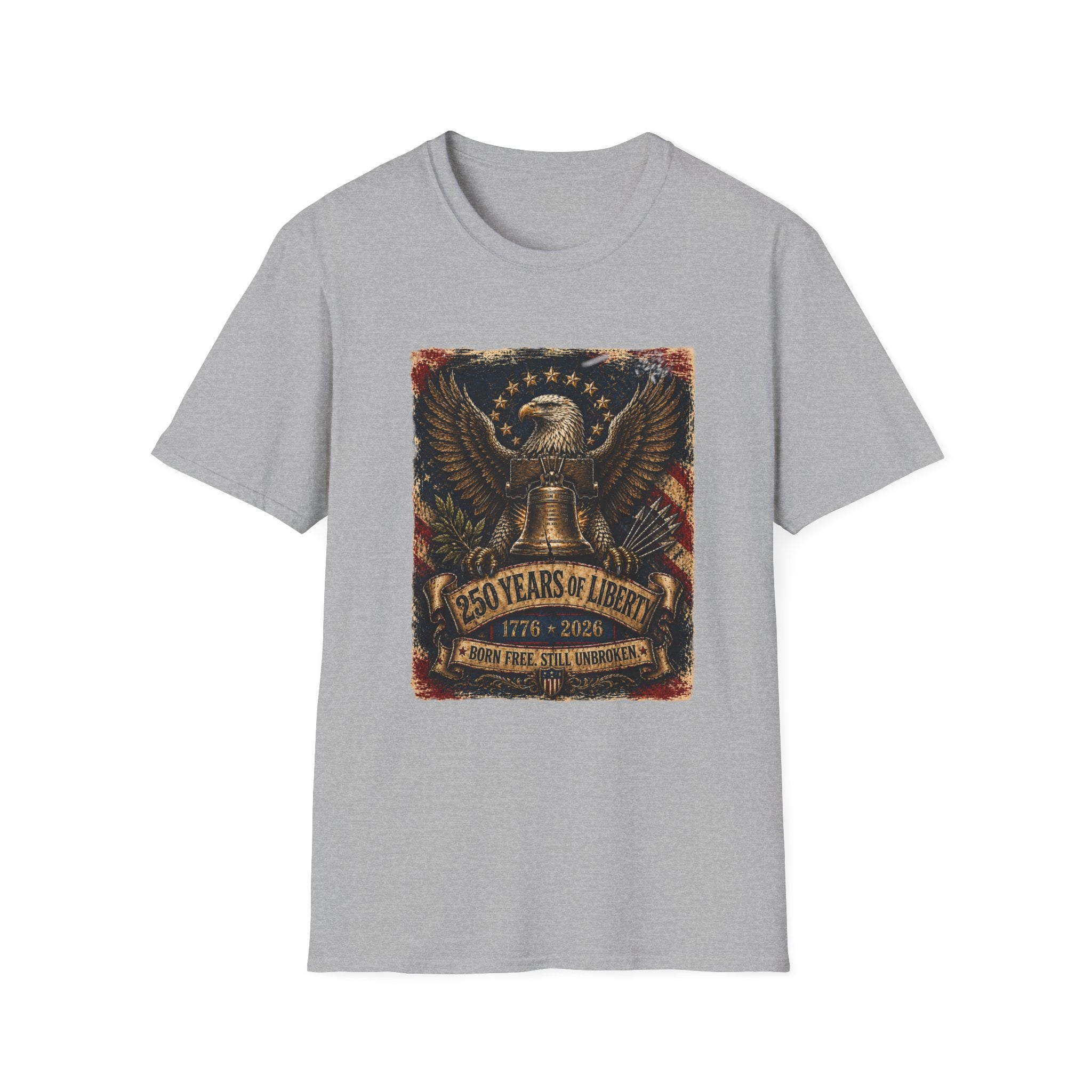 Liberty Eagle  250 Years of Liberty Patriotic T-Shirt
