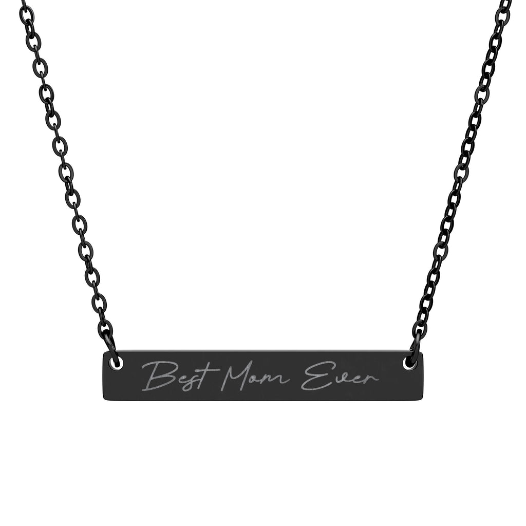 Personalized Engravable Horizontal Bar Necklace for Gift