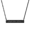 Personalized Engravable Horizontal Bar Necklace for Gift