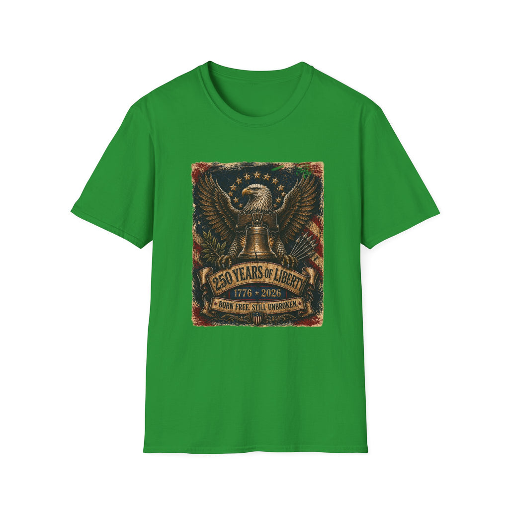 Liberty Eagle  250 Years of Liberty Patriotic T-Shirt