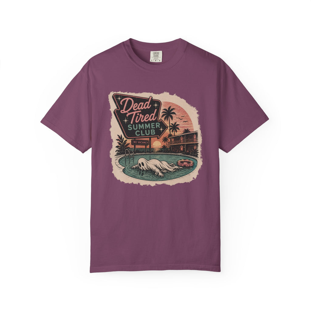 Dead Tired Club Summer-Ween Ghost Comfort ColorsT‑Shirt