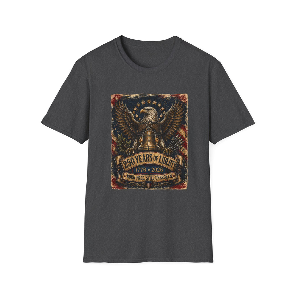 Liberty Eagle  250 Years of Liberty Patriotic T-Shirt