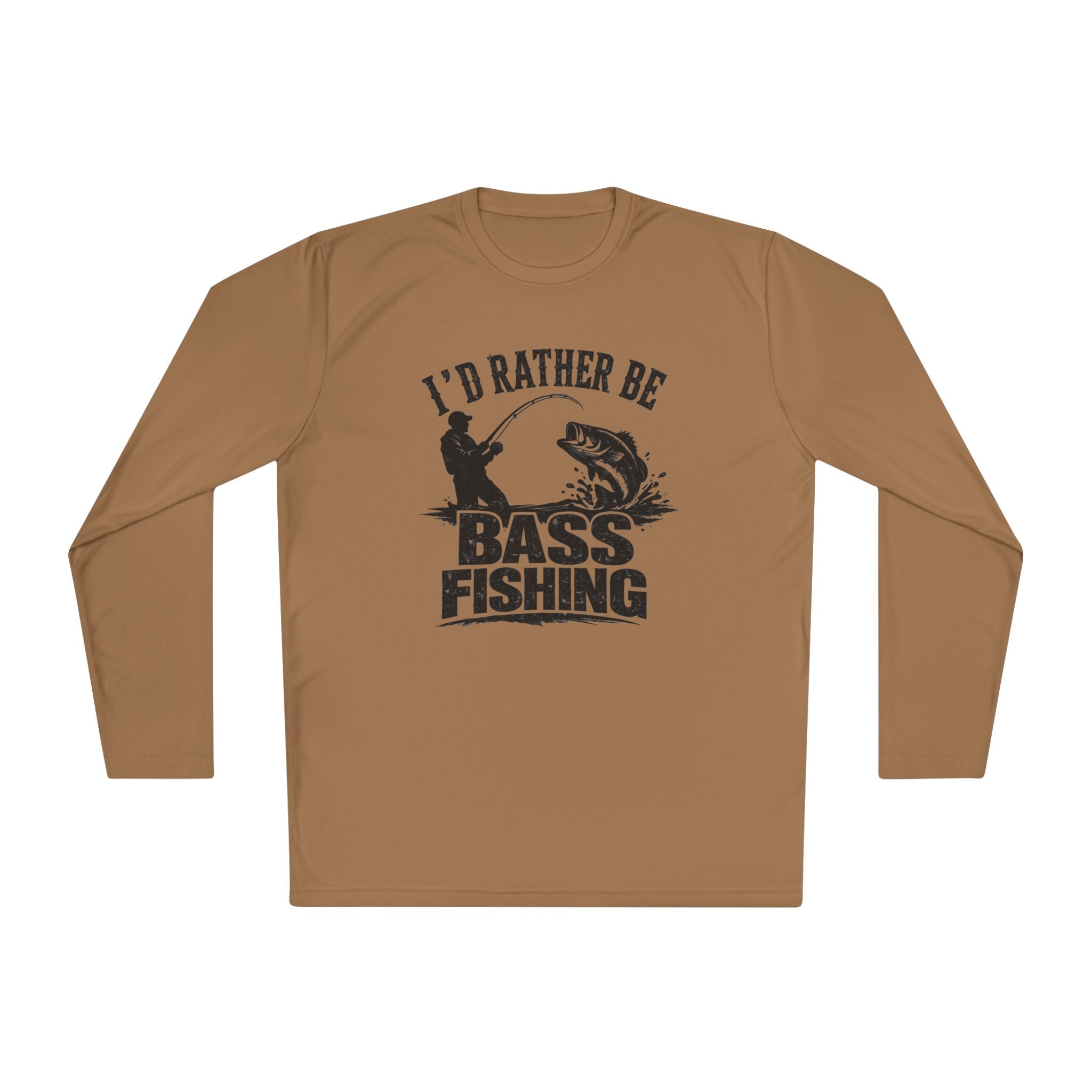 I'd Rather Be Bass Fishing Lightweight Long Sleeve Shirt