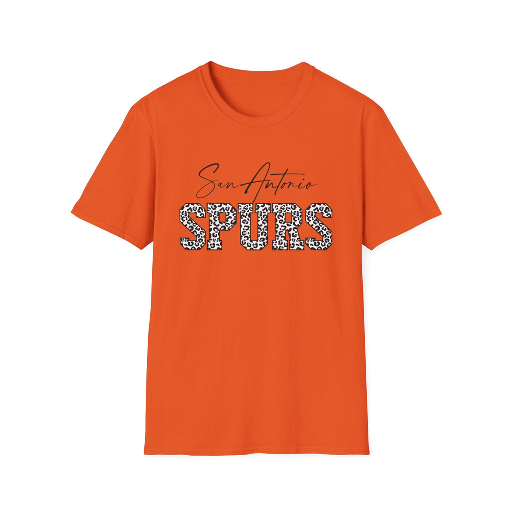 San Antonio Spurs Leopard Print T-Shirt