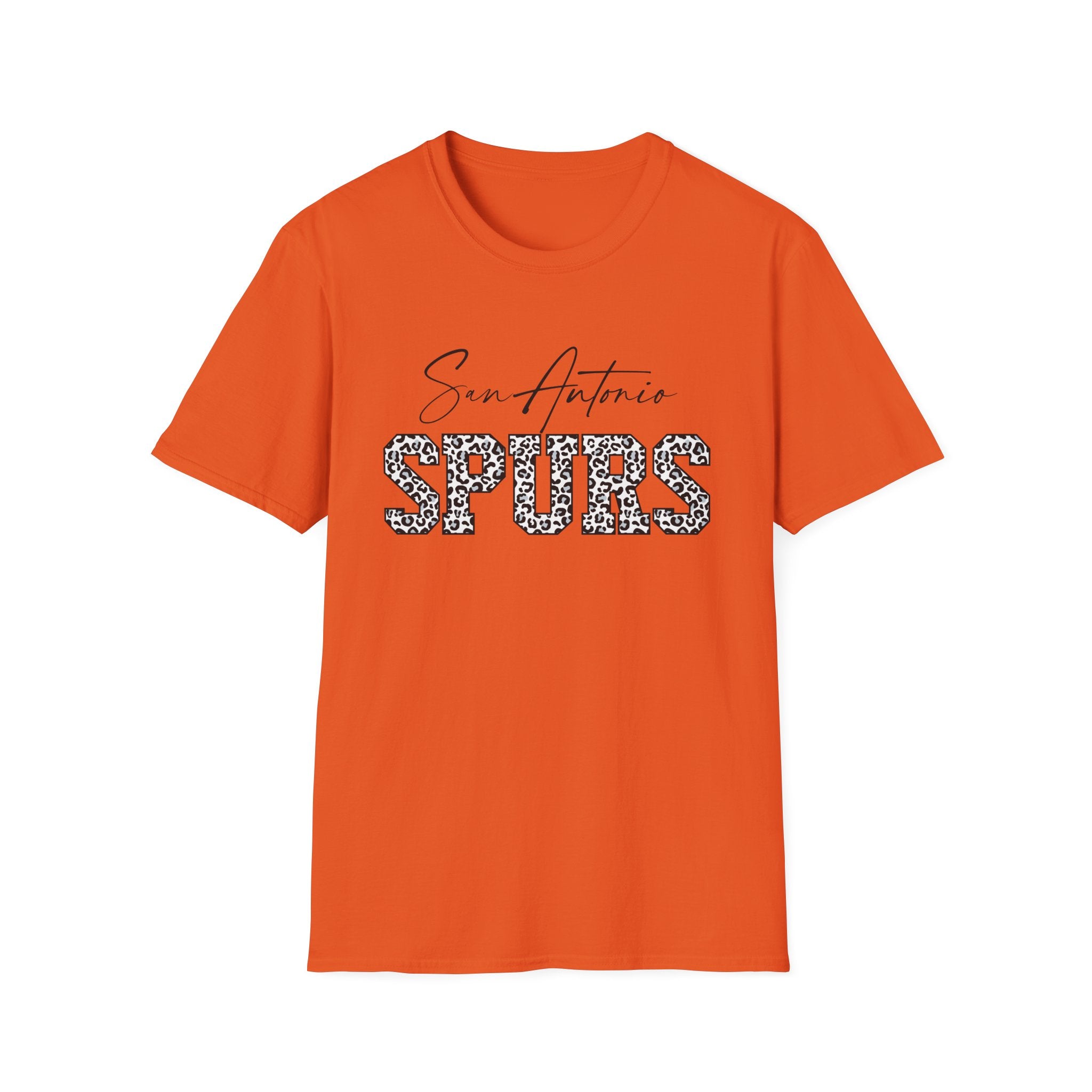 San Antonio Spurs Leopard Print T-Shirt