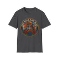 T-Shirt — "Red Wild and Blue" Vintage Leopard Graphic