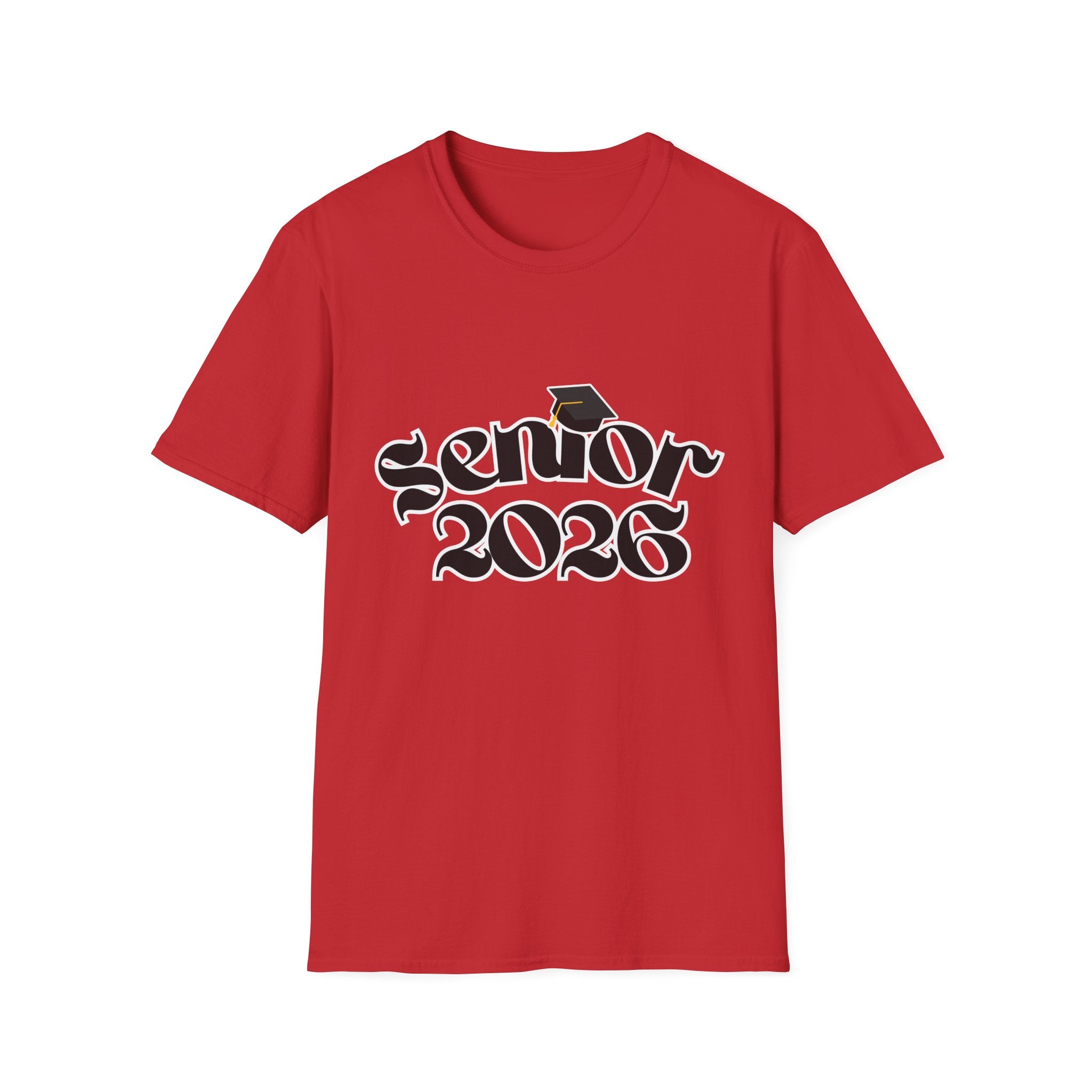 Senior 2026 T-Shirt — Class of 2026 Graduation Tee with Cap Graphic