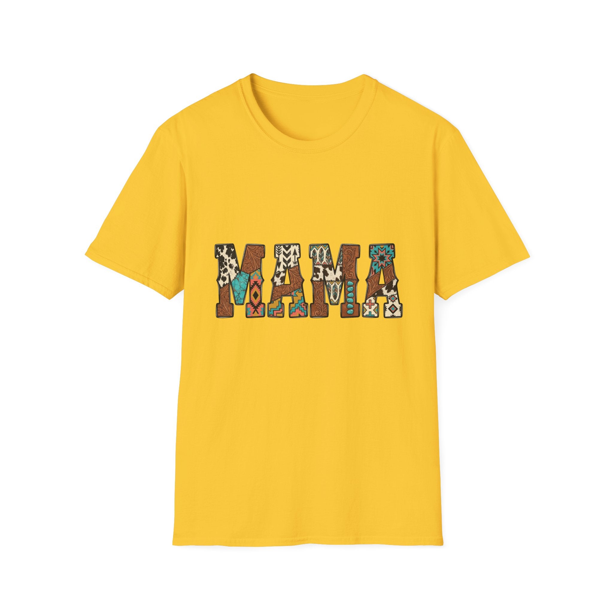 Mama Graphic Boho Tribal Pattern Mother's Day Tee