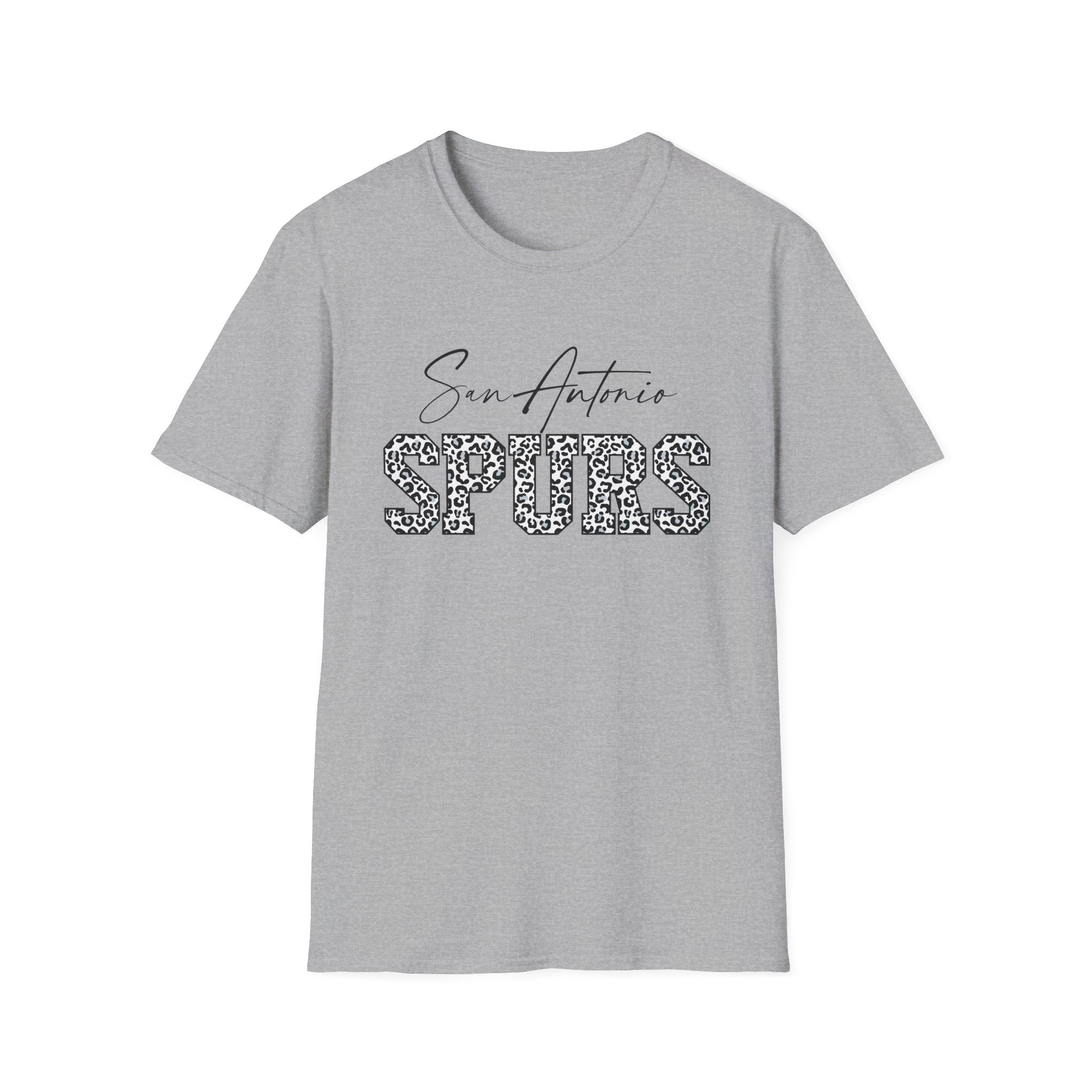 San Antonio Spurs Leopard Print T-Shirt