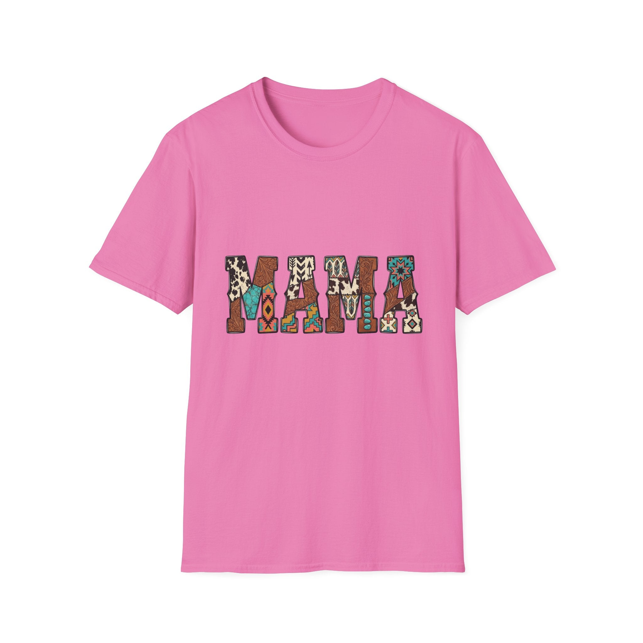 Mama Graphic Boho Tribal Pattern Mother's Day Tee