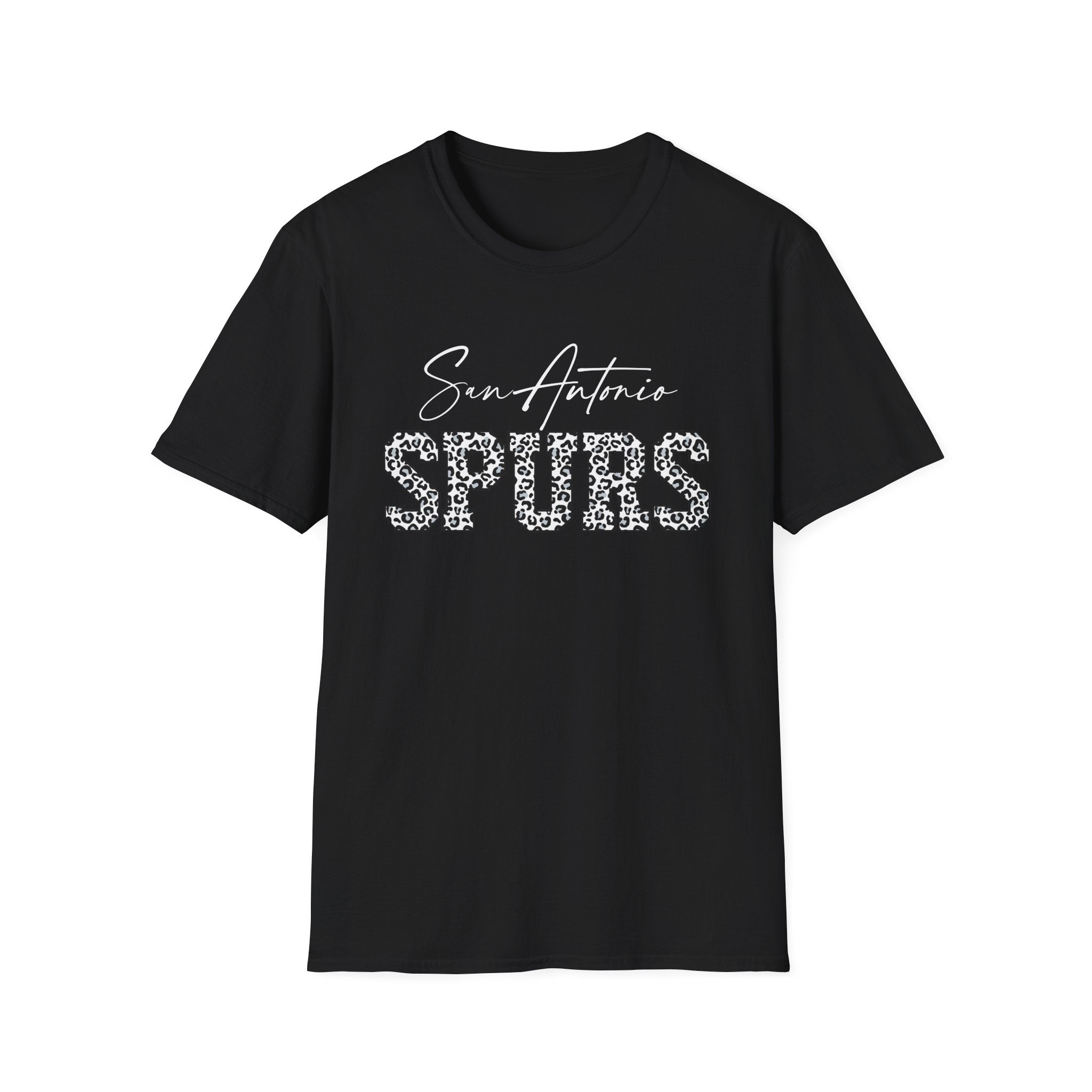 San Antonio Spurs Leopard Print T-Shirt