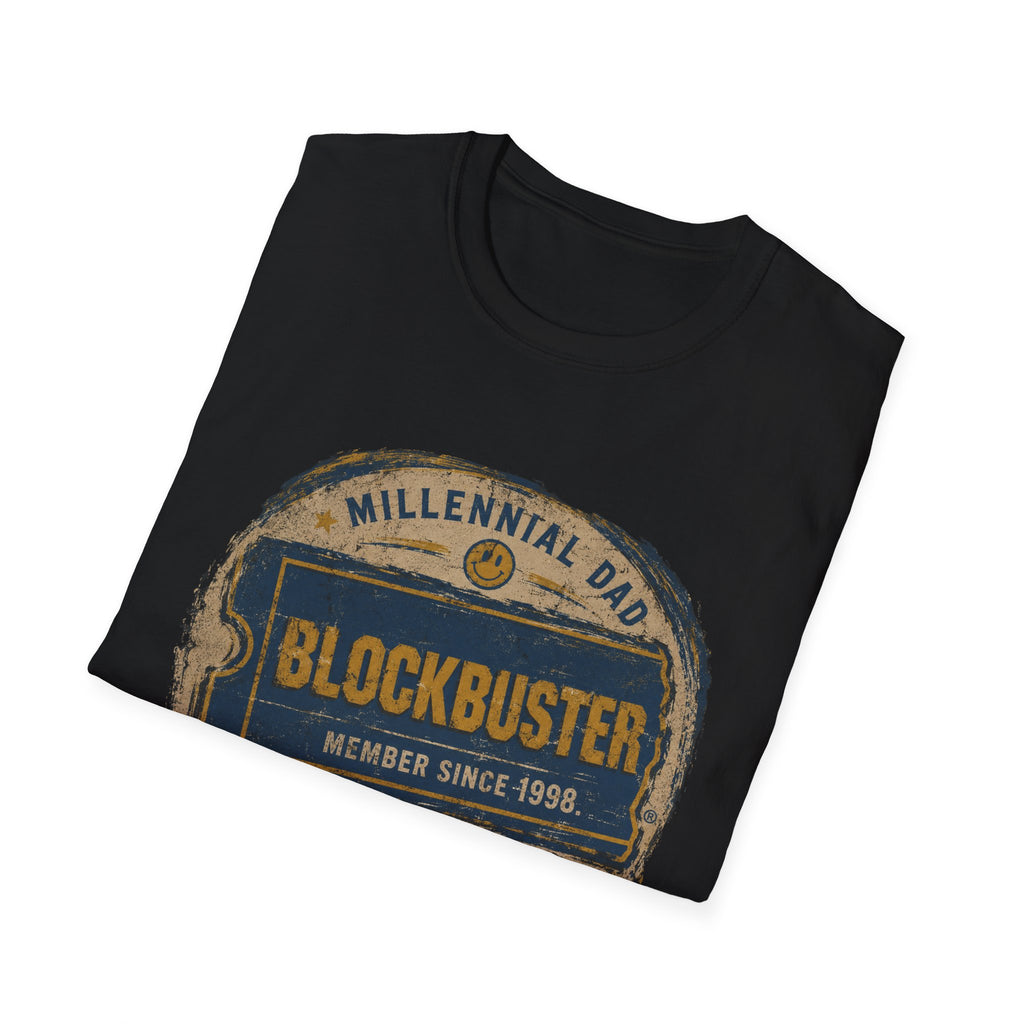 Retro Blockbuster Millennial Dad Vintage T-Shirt