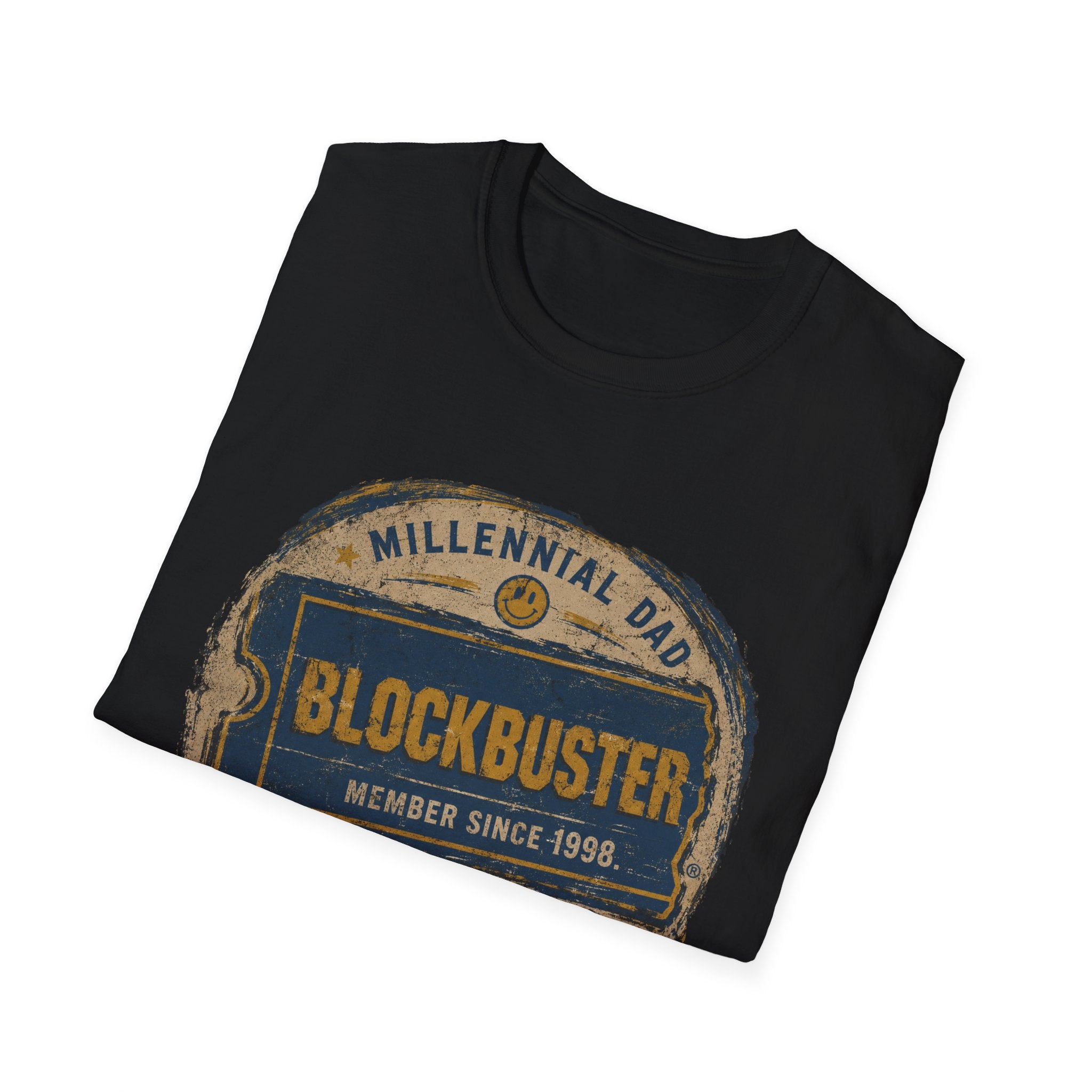 Retro Blockbuster Millennial Dad Vintage T-Shirt