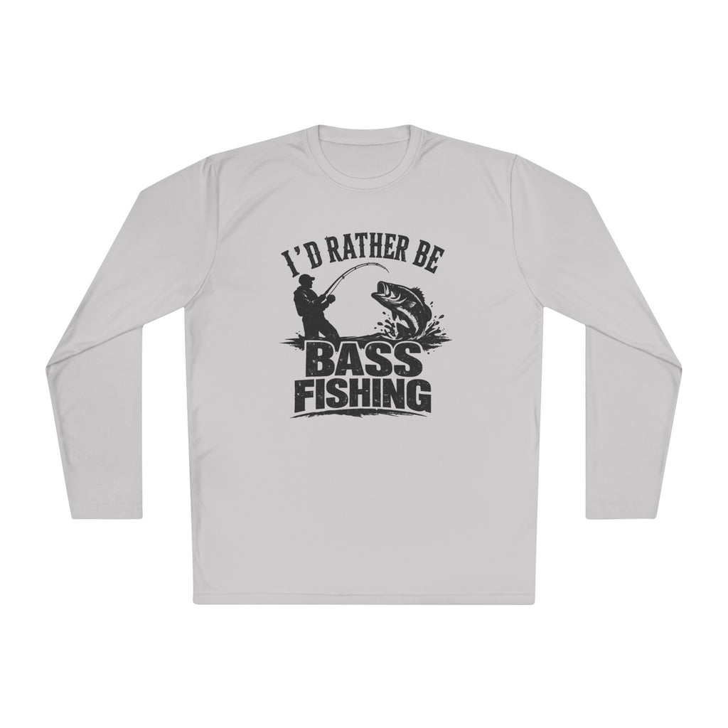 I'd Rather Be Bass Fishing Lightweight Long Sleeve Shirt