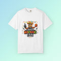 Crazy Hispanic Fan T-Shirt | Mascot Basketball Design, Fiesta Colors