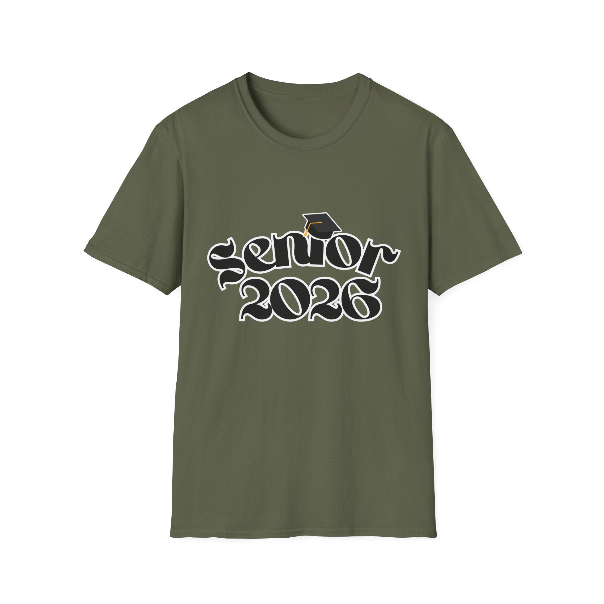 Senior 2026 T-Shirt — Class of 2026 Graduation Tee with Cap Graphic
