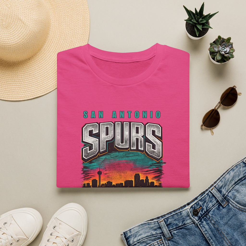 San Antonio City Skyline Spurs T-Shirt