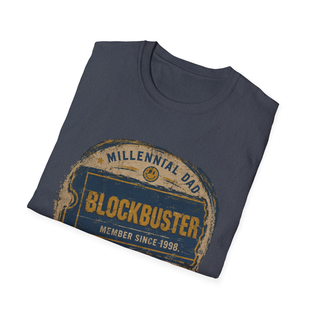 Retro Blockbuster Millennial Dad Vintage T-Shirt