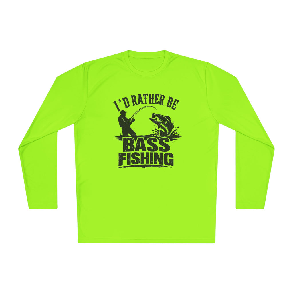 I'd Rather Be Bass Fishing Lightweight Long Sleeve Shirt