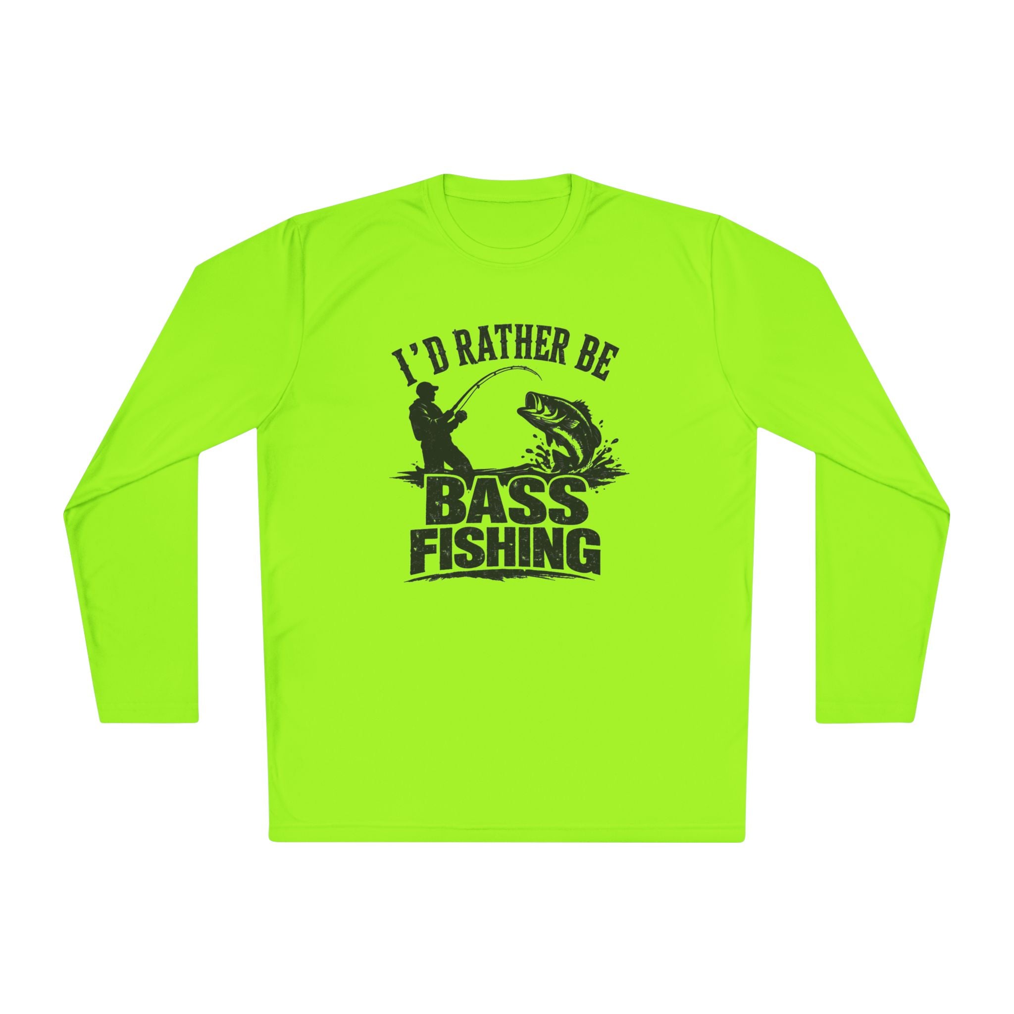 I'd Rather Be Bass Fishing Lightweight Long Sleeve Shirt