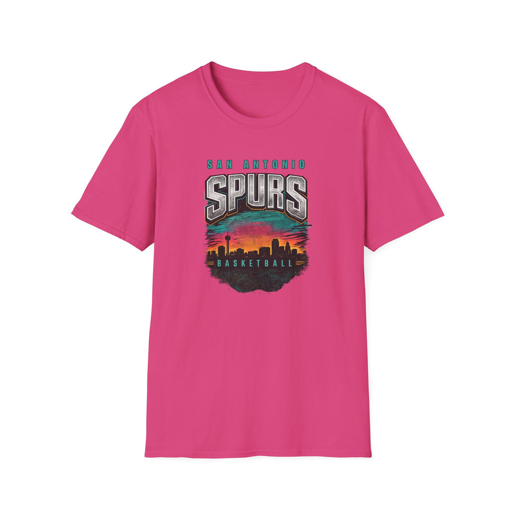 San Antonio City Skyline Spurs T-Shirt