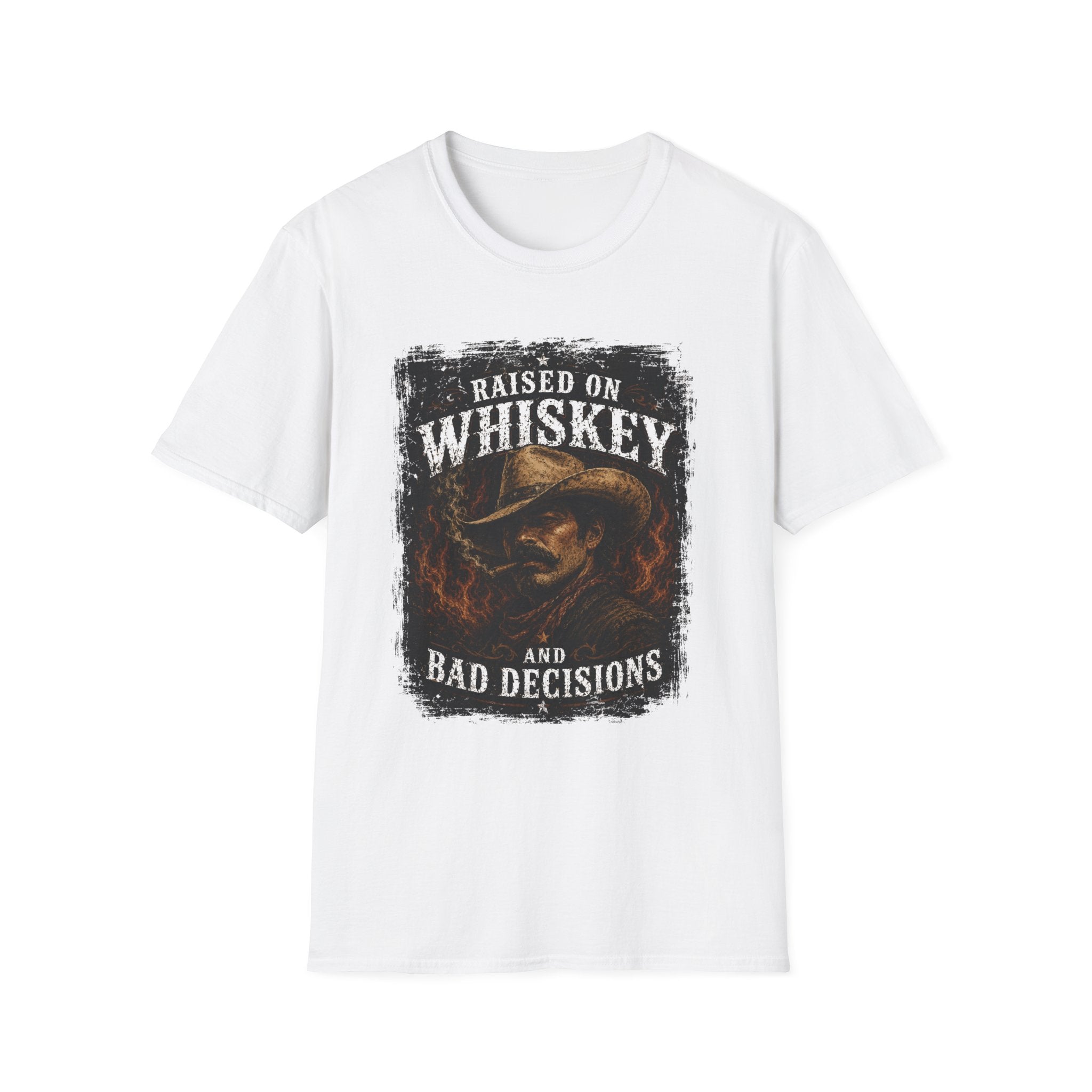 Raised on Whiskey and Bad Decisions T-Shirt