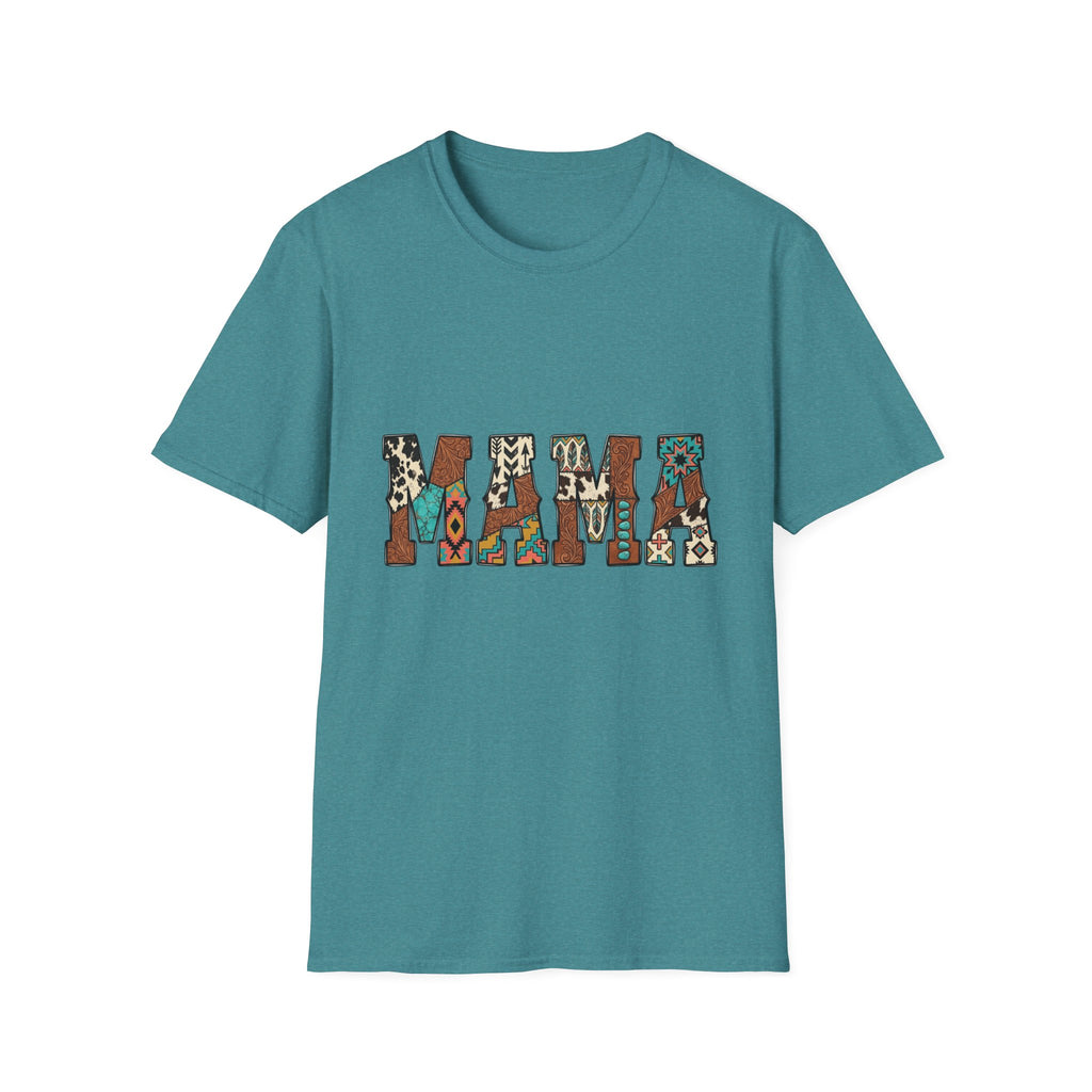 Mama Graphic Boho Tribal Pattern Mother's Day Tee
