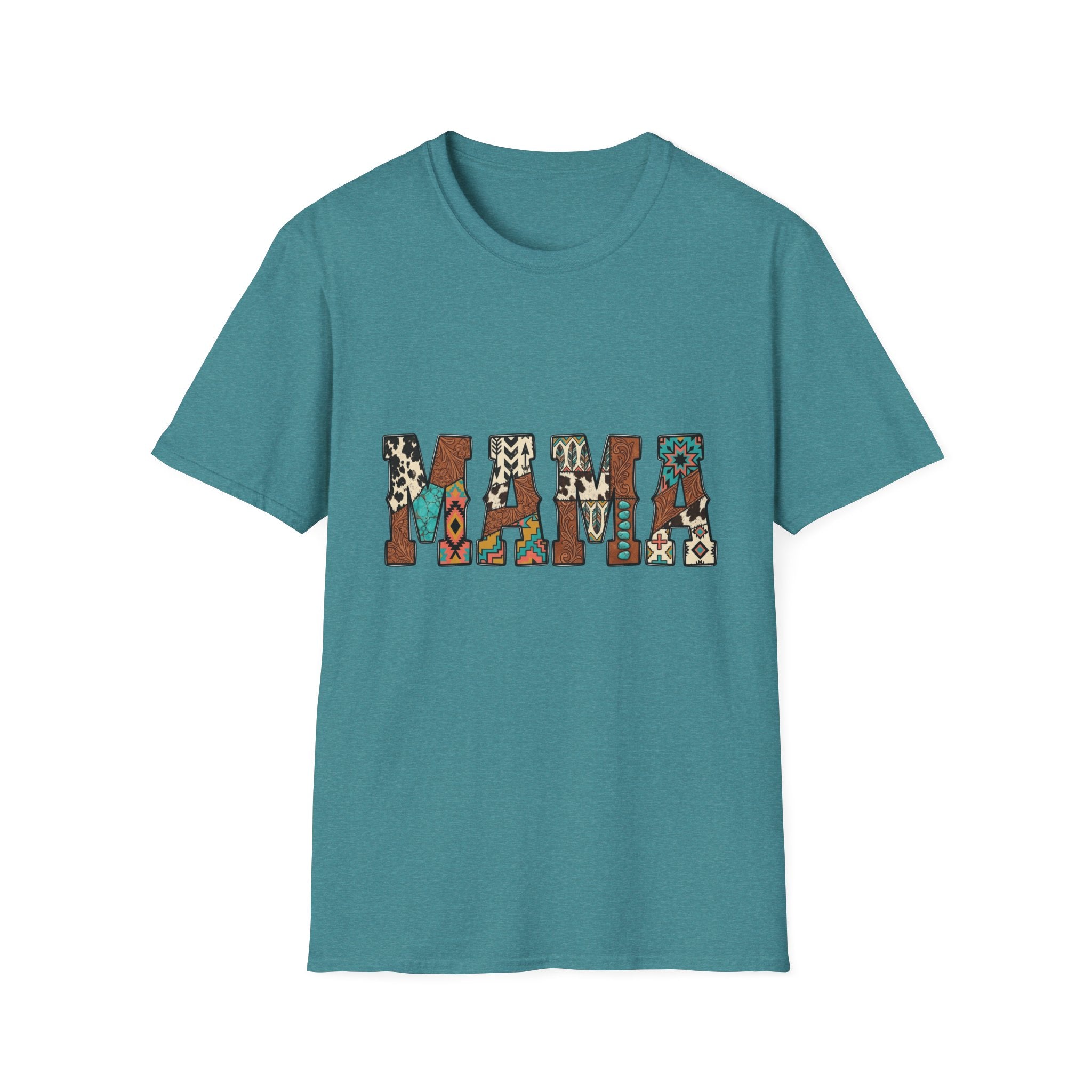 Mama Graphic Boho Tribal Pattern Mother's Day Tee