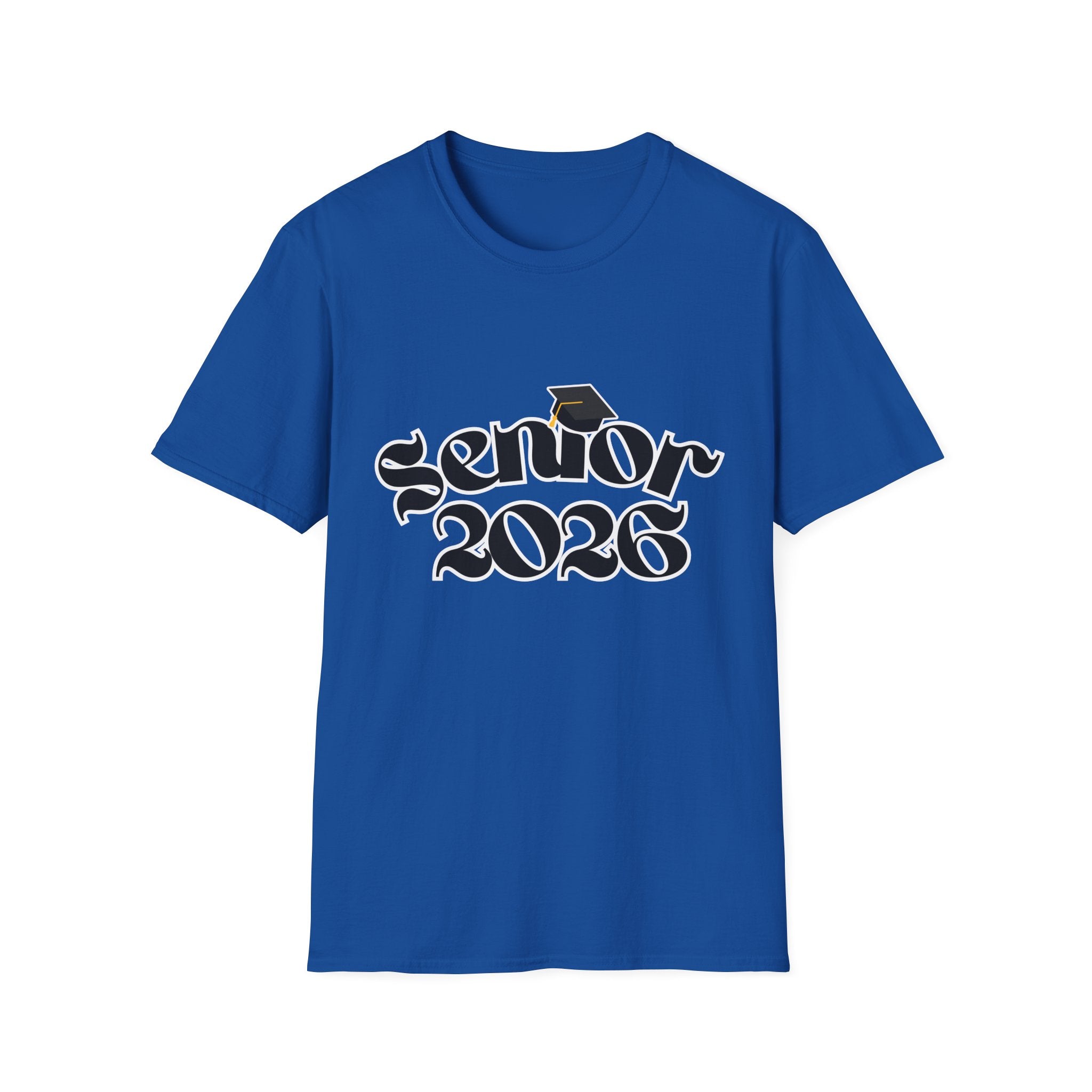 Senior 2026 T-Shirt — Class of 2026 Graduation Tee with Cap Graphic