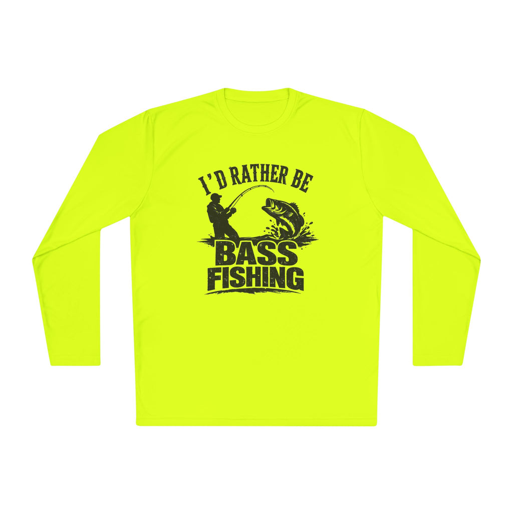 I'd Rather Be Bass Fishing Lightweight Long Sleeve Shirt