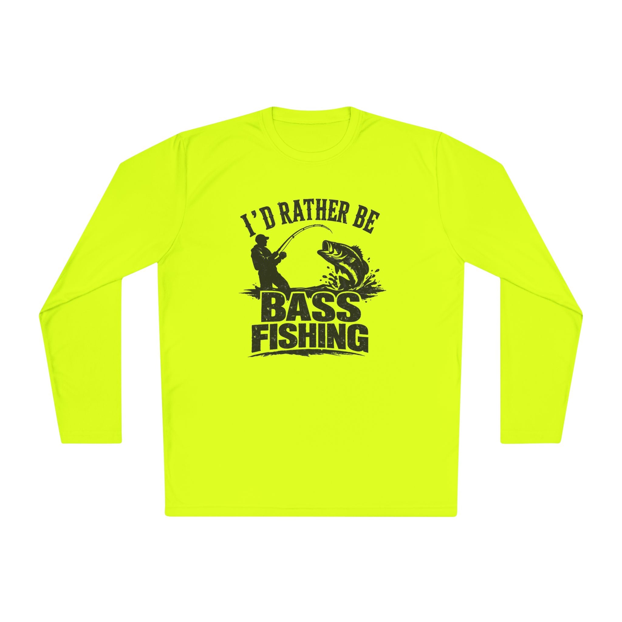I'd Rather Be Bass Fishing Lightweight Long Sleeve Shirt
