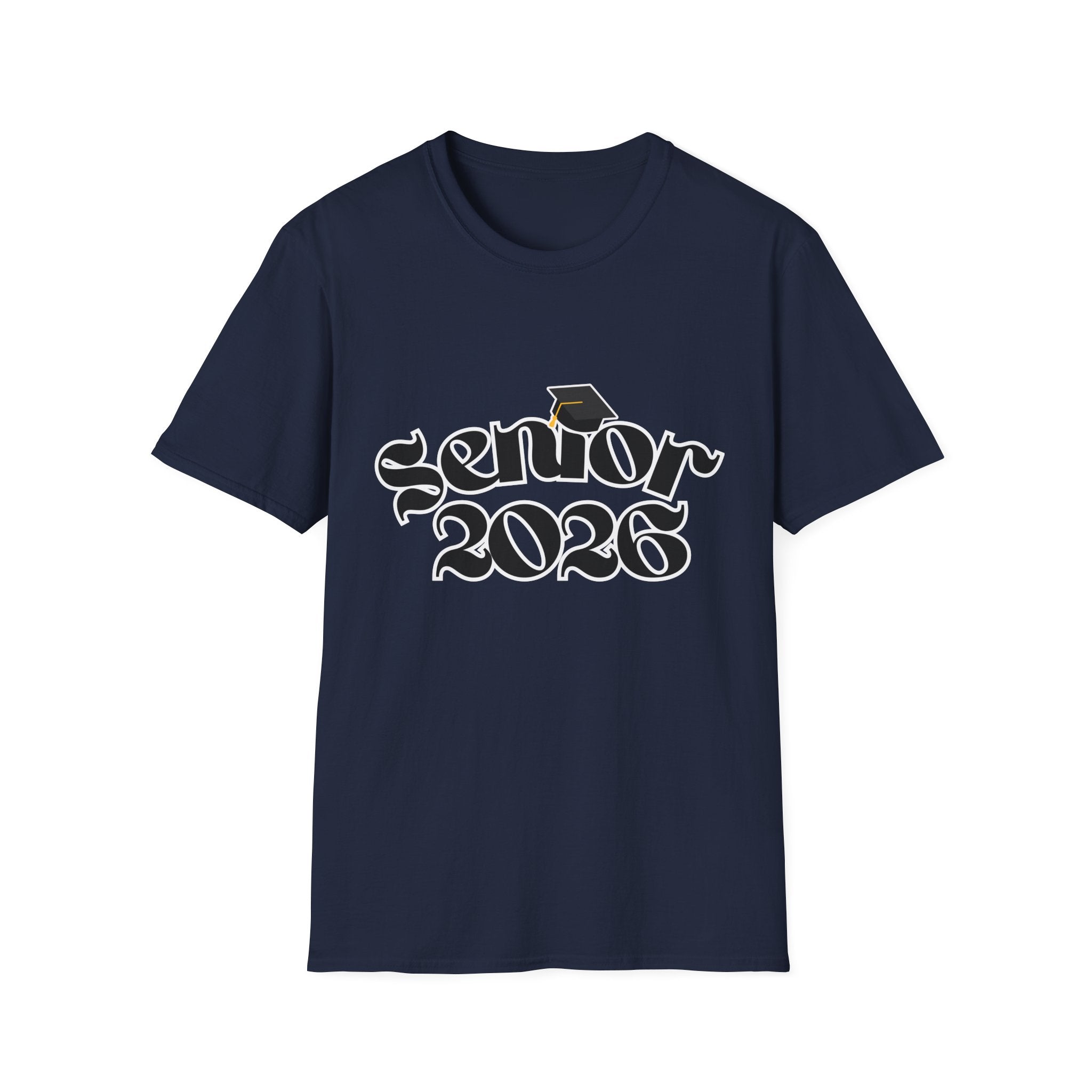 Senior 2026 T-Shirt — Class of 2026 Graduation Tee with Cap Graphic