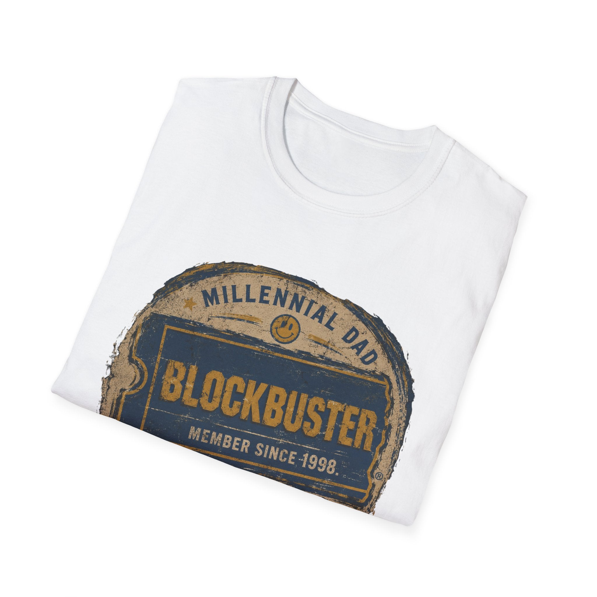 Retro Blockbuster Millennial Dad Vintage T-Shirt