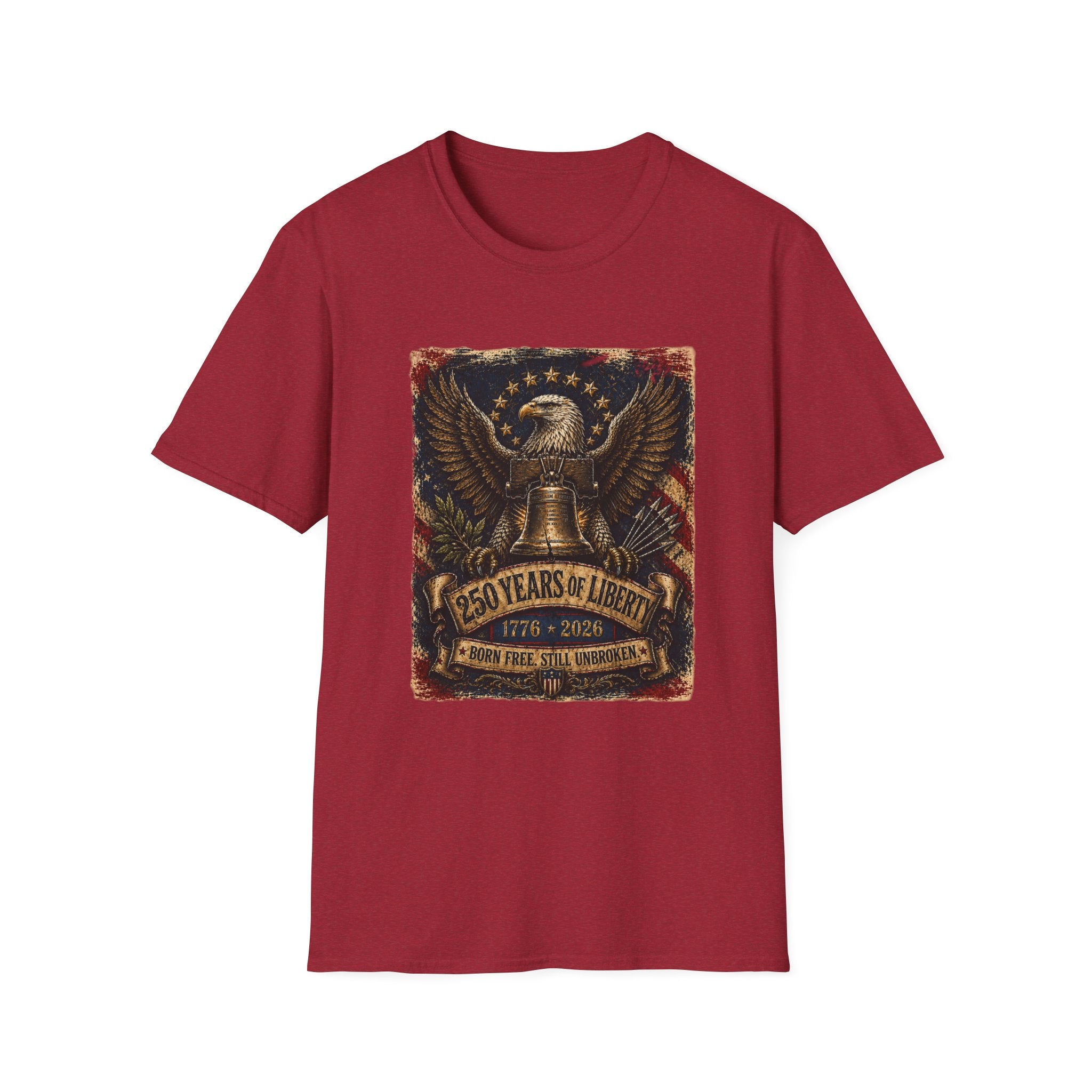 Liberty Eagle  250 Years of Liberty Patriotic T-Shirt