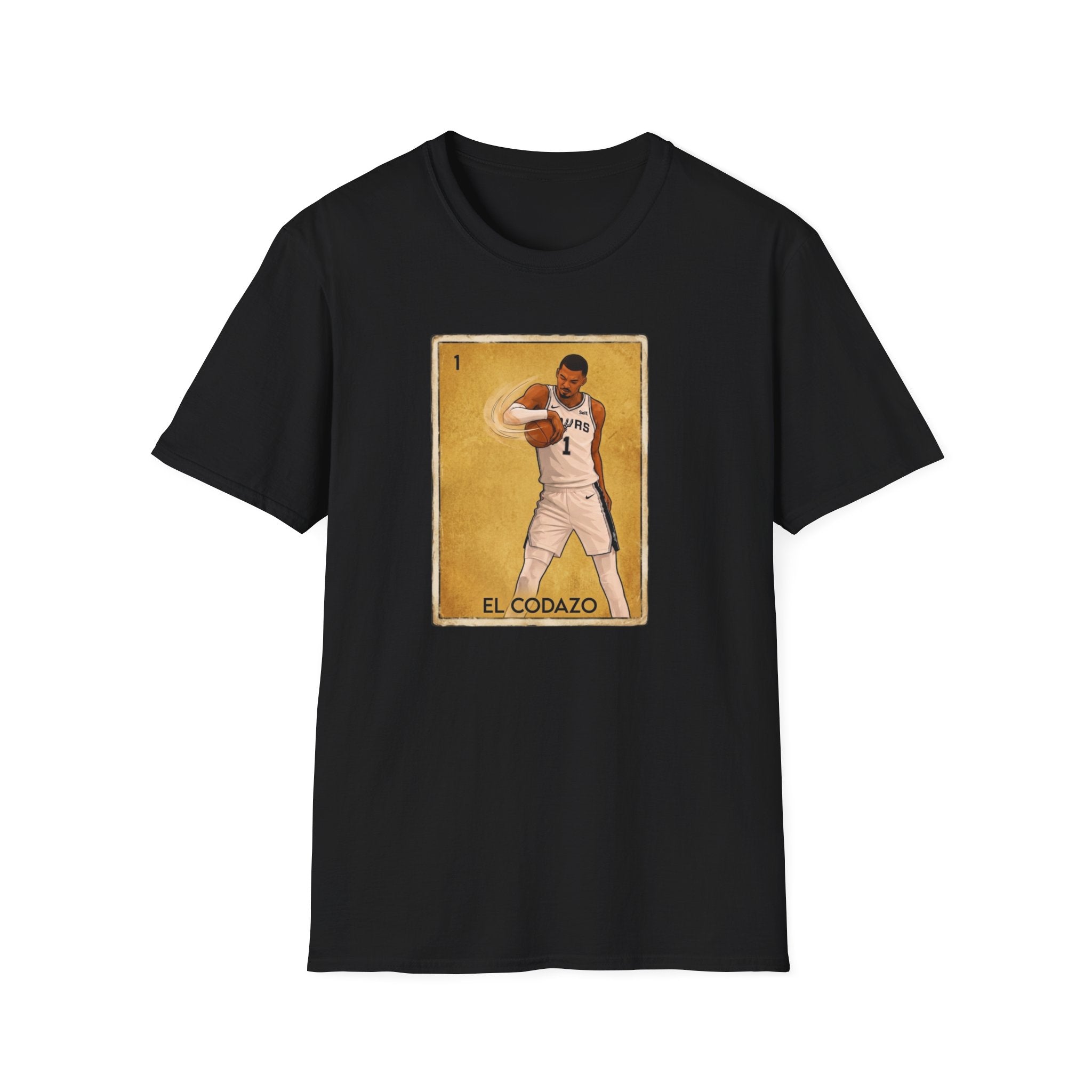 Basketball Lotería 'El Codazo' T-Shirt – Vintage-style Sports Graphic Tee