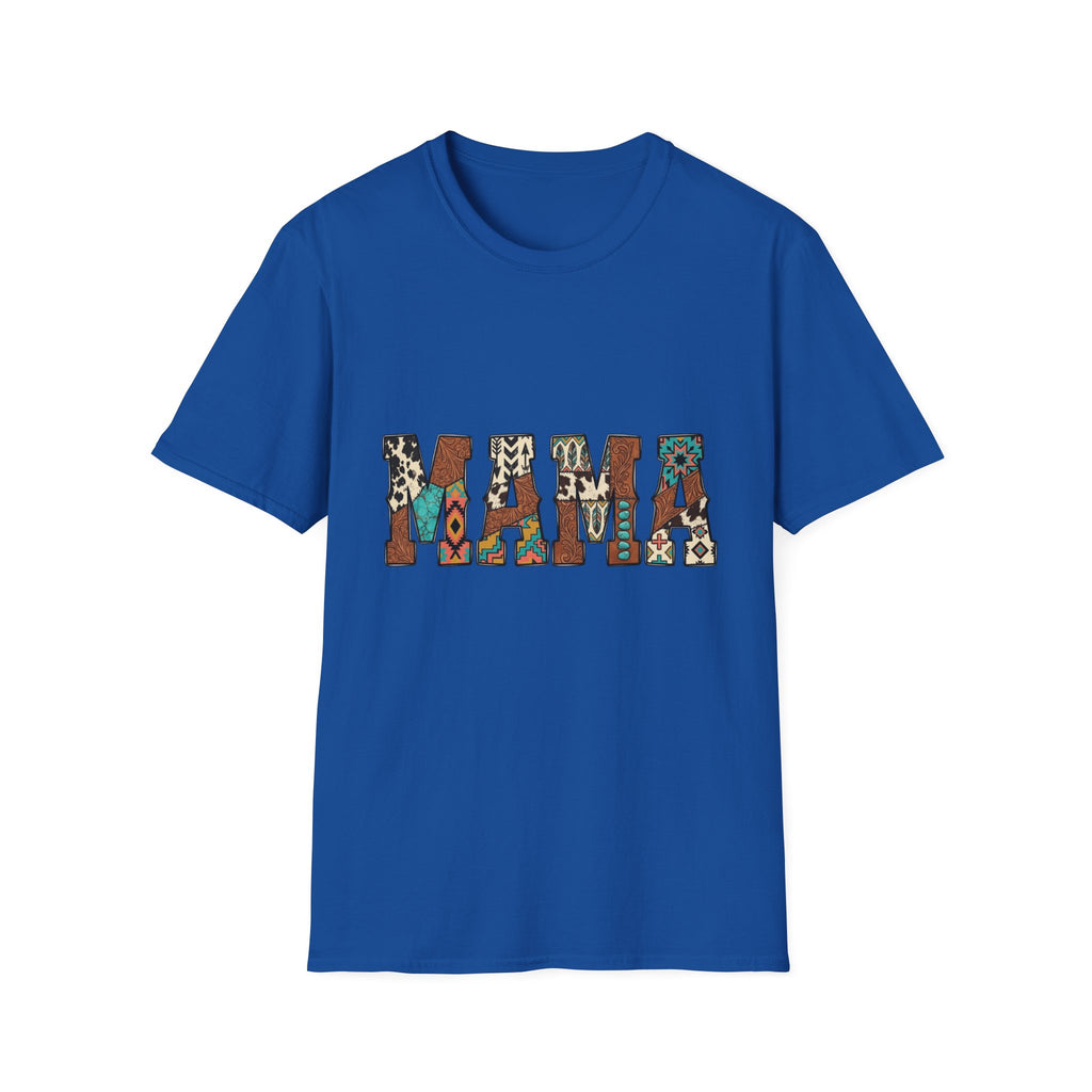 Mama Graphic Boho Tribal Pattern Mother's Day Tee