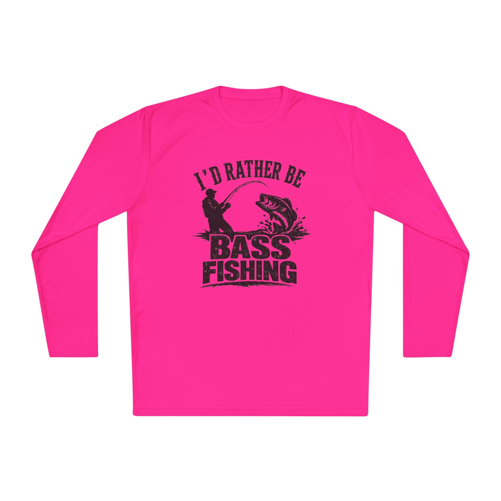 I'd Rather Be Bass Fishing Lightweight Long Sleeve Shirt