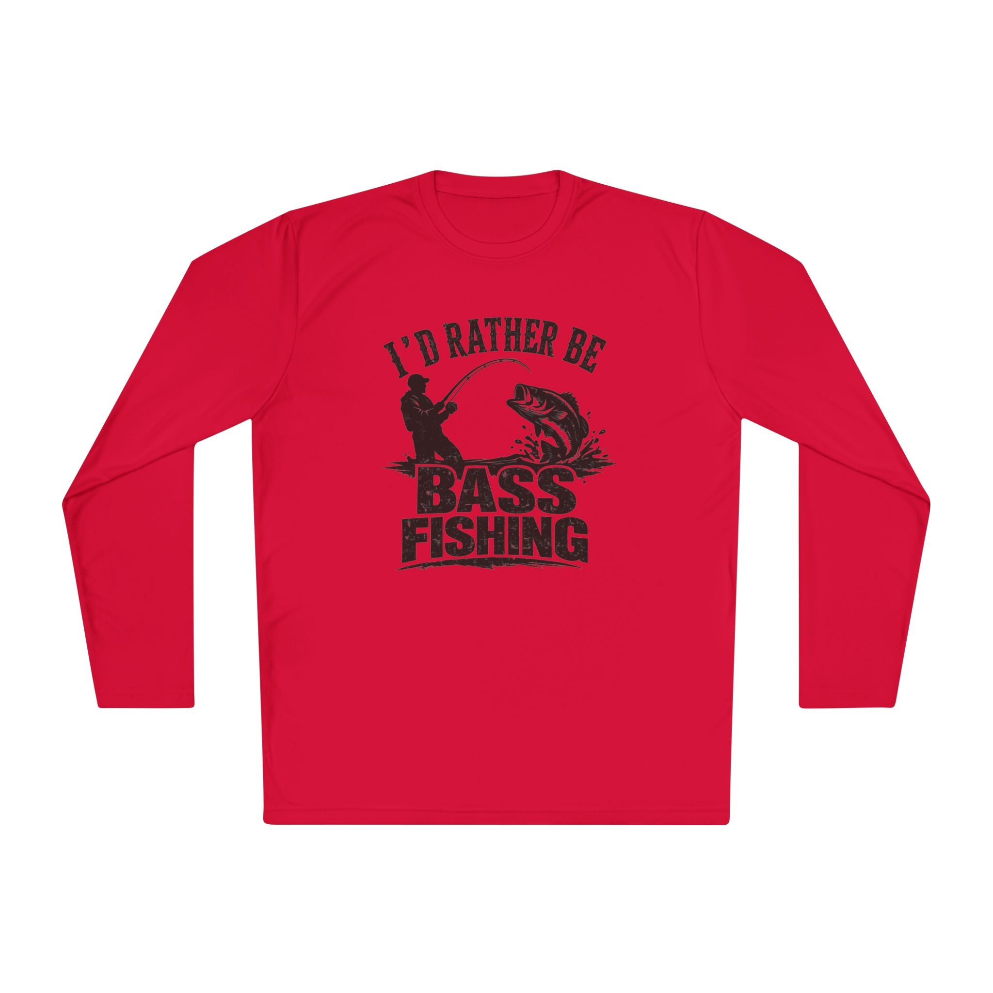 I'd Rather Be Bass Fishing Lightweight Long Sleeve Shirt