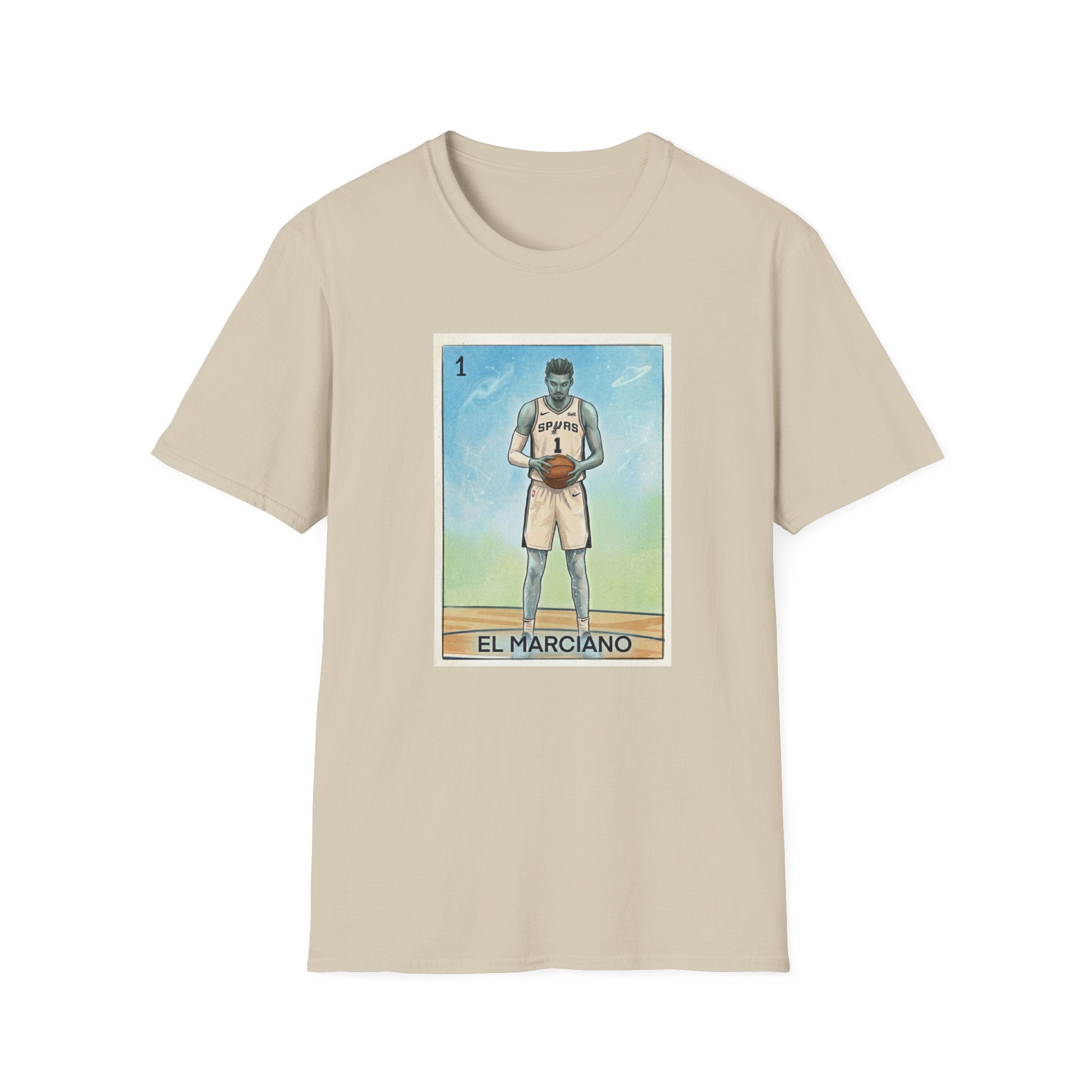 Basketball Lotería "El Marciano" Graphic T-Shirt