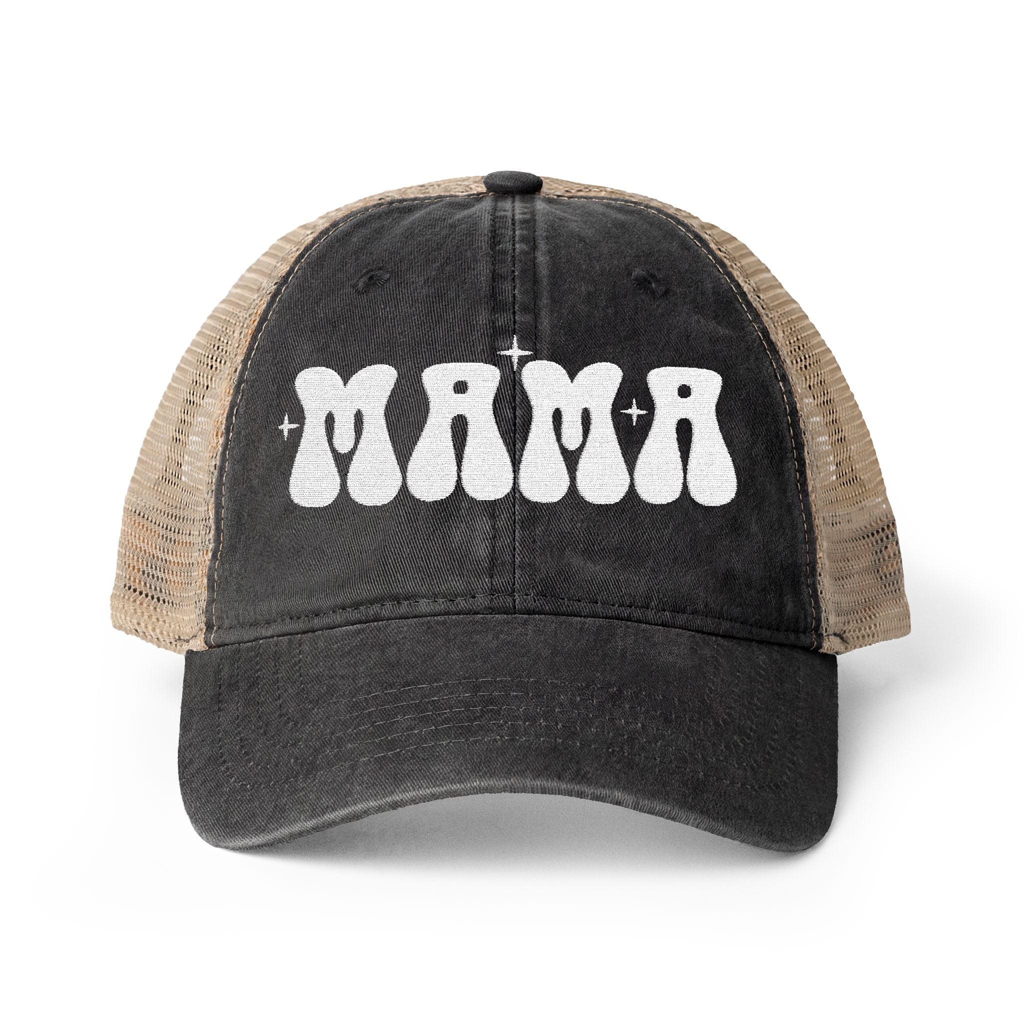 Mama Woman's Washed Mesh-Back Cap