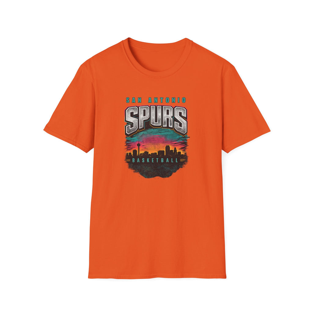 San Antonio City Skyline Spurs T-Shirt
