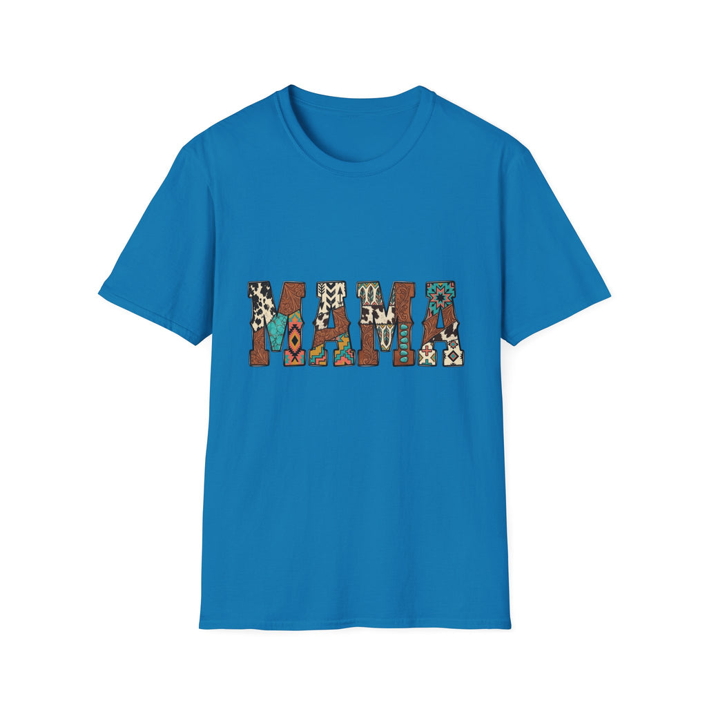 Mama Graphic Boho Tribal Pattern Mother's Day Tee