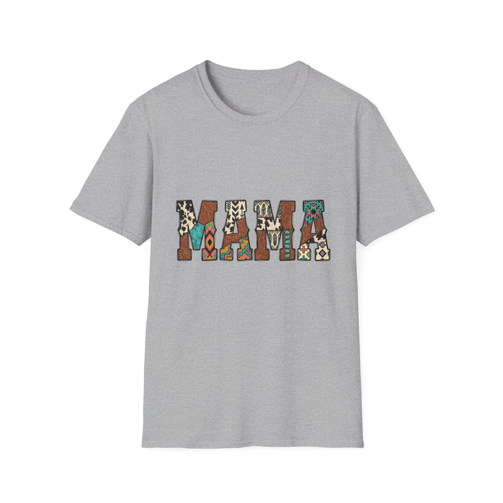 Mama Graphic Boho Tribal Pattern Mother's Day Tee